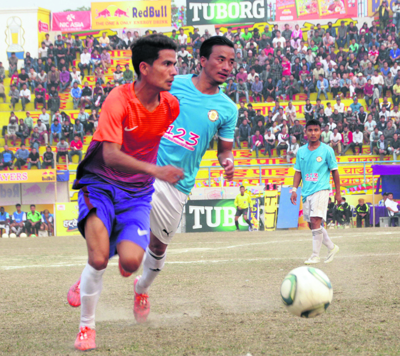 Dharan Blue into semifinal with convincing win over Sahara