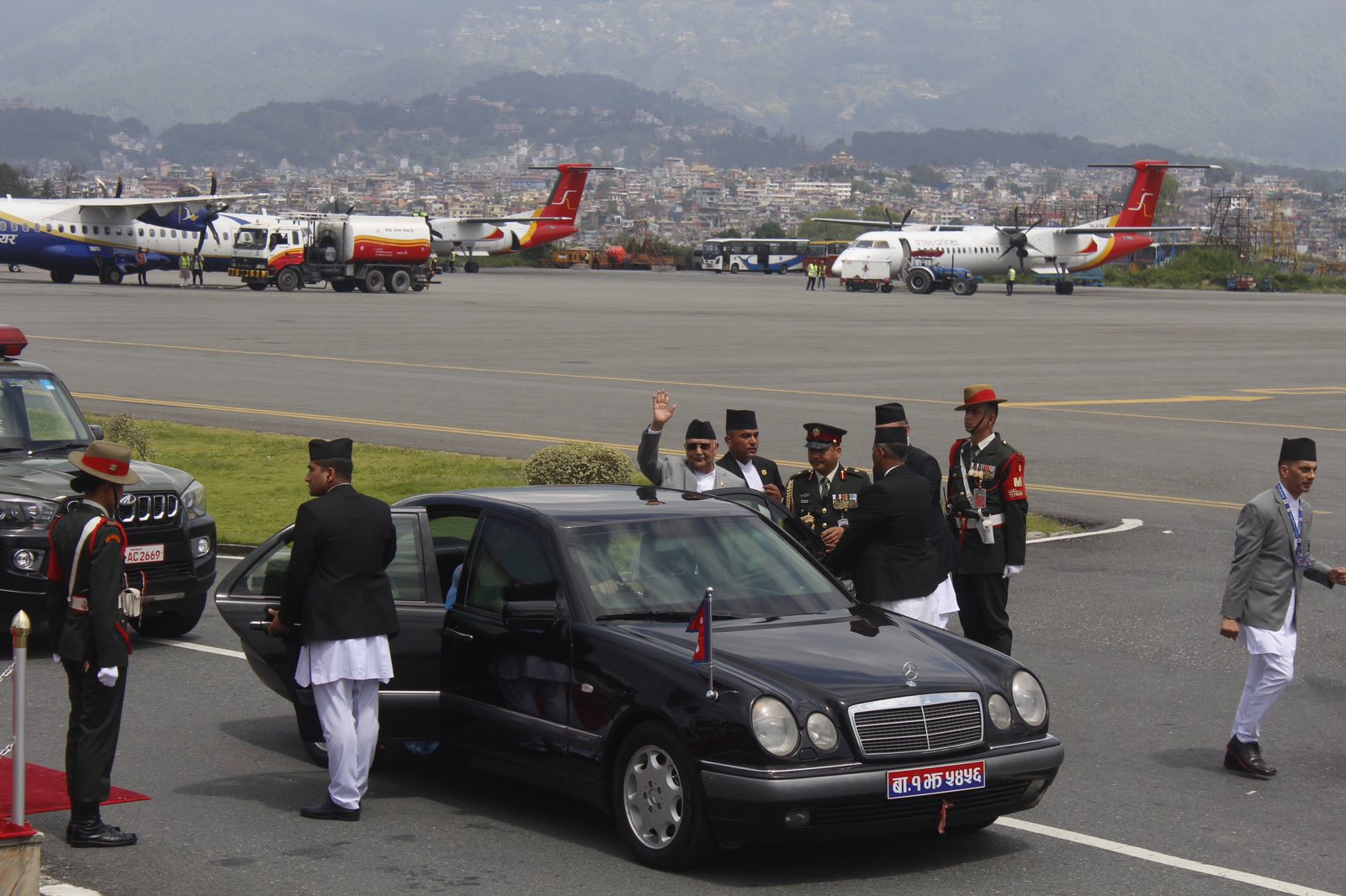 Prime Minister Oli arrives in New York