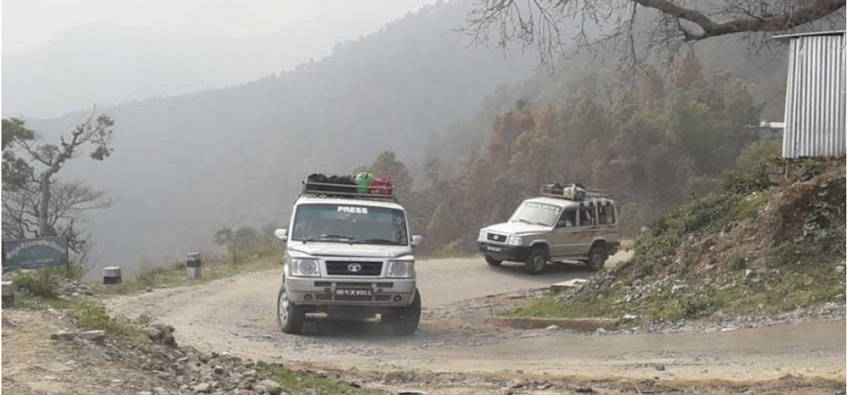 Landslides block road leading to Kathmandu via Bhimphedi-Kulekhani-Fakhel