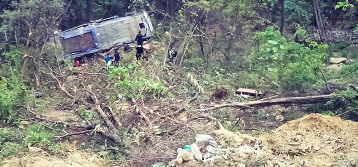 Four dead, 48 injured in bus accident in Nawalparasi