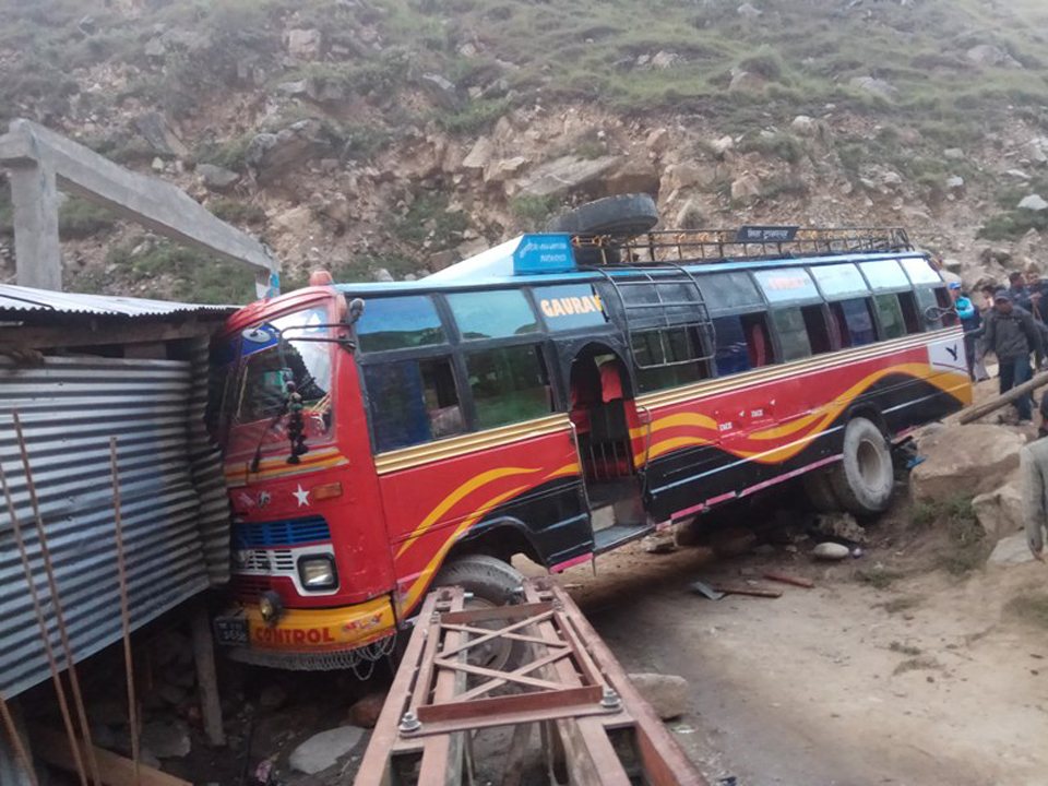 One dies in Jumla bus accident