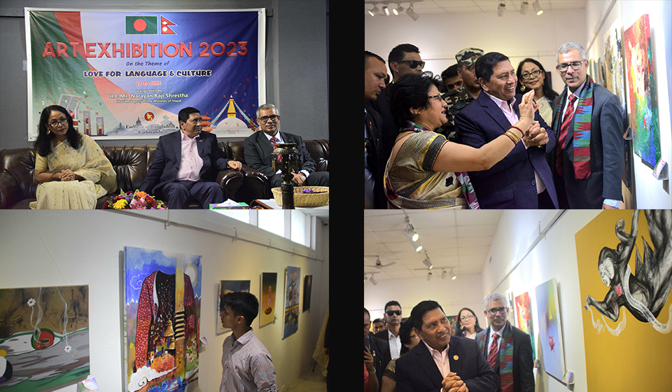 In Photos: Art exhibition 2023 commences at Nepal Art Council