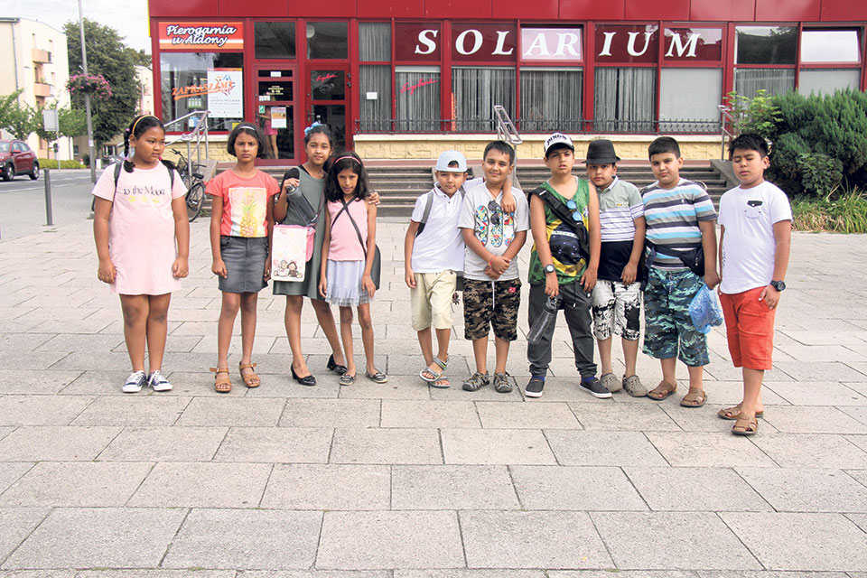 Nepali children visit Poland to participate in Human Mosaic Festival