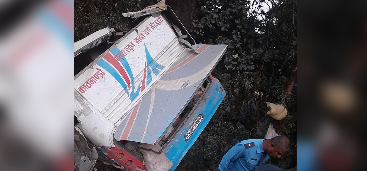 Nine killed in Nisikhola bus accident
