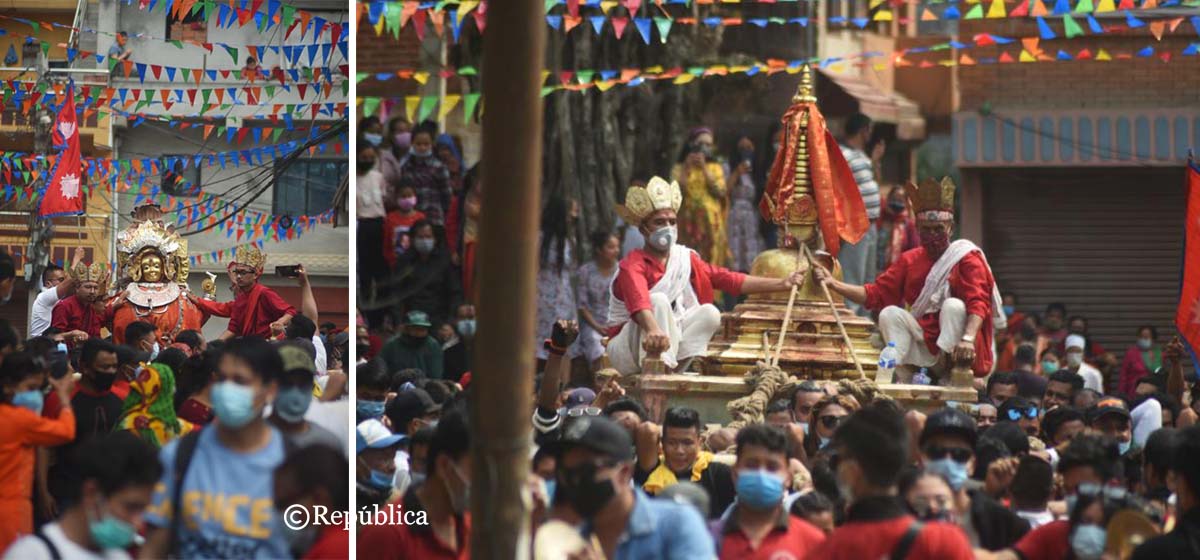 Sankhu continues jatra celebration despite COVID-19 restrictions (photo feature)