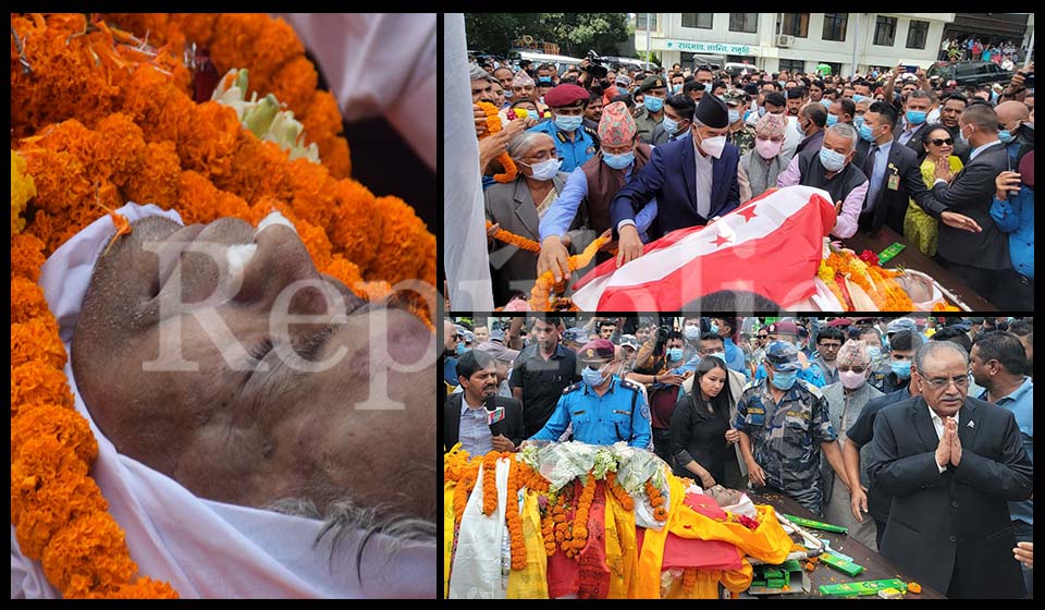 PHOTOS: Leaders pay their last tributes to Giri