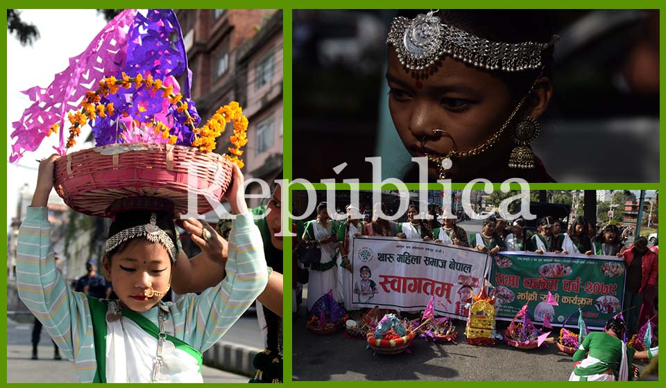 In Pictures: Tharu people celebrate Sama-Chakeva festival