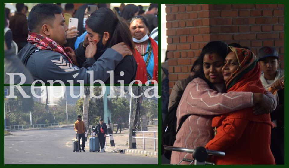 In Pictures: People leaving for abroad on Election Day