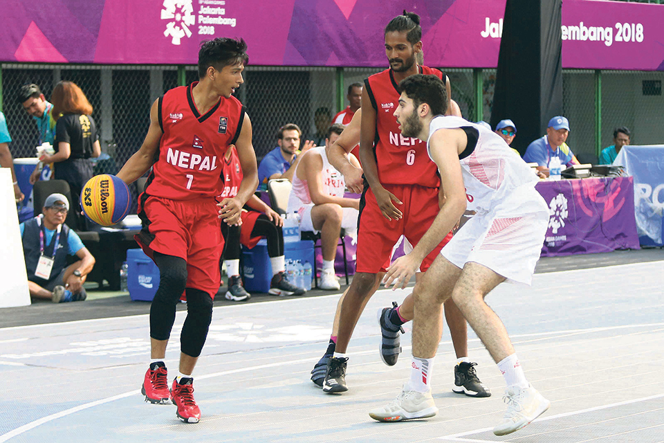 Nepal beats Syria in men’s basketball at Asian Games
