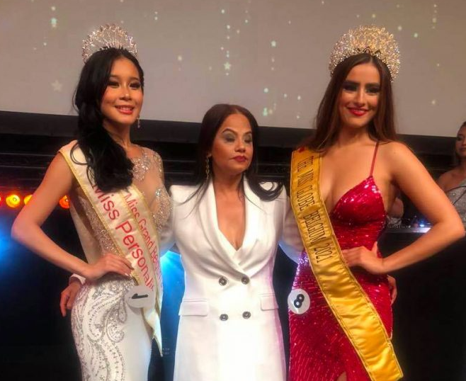 Nepali woman designs dresses for top ten finalists of Miss Grand Belgium