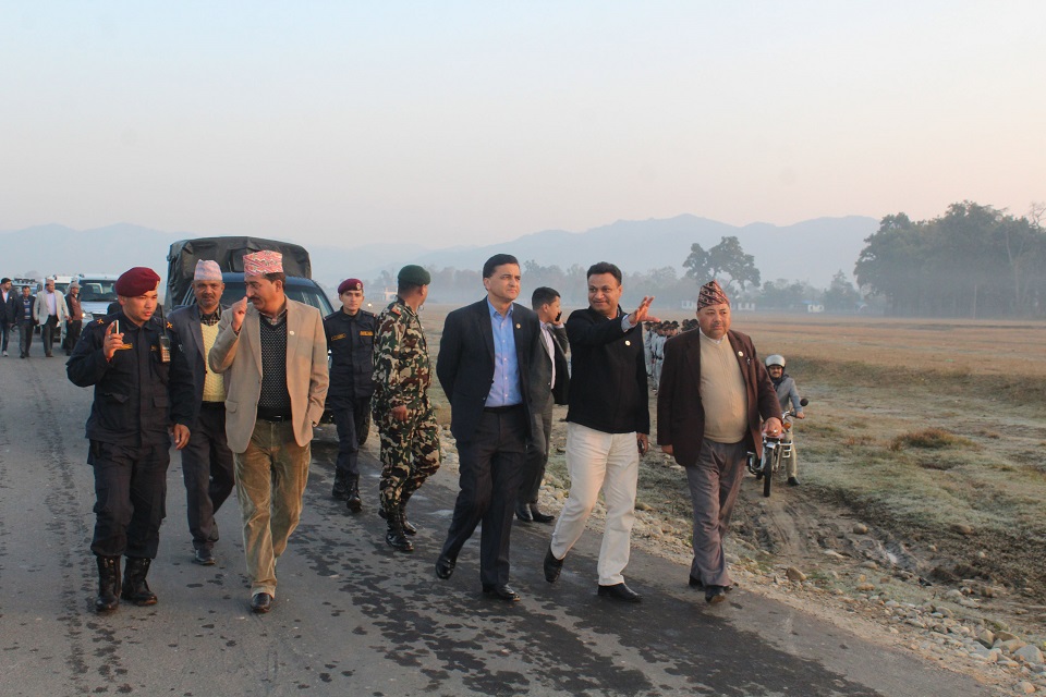 Minister Bhattarai speaks about government policy of reopening closed airports