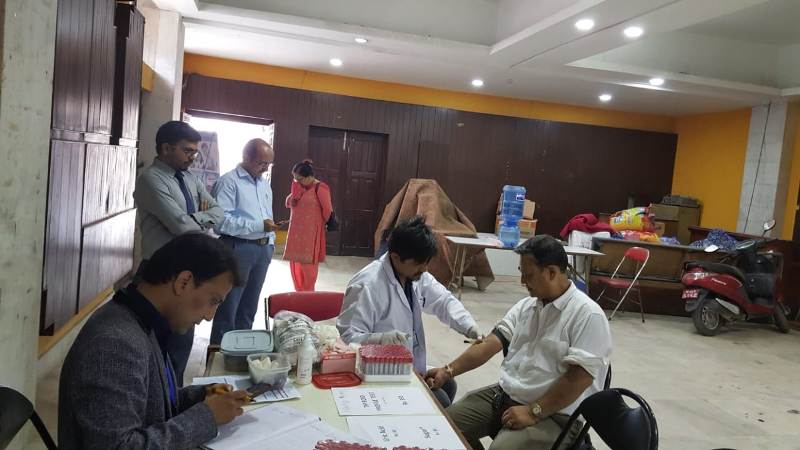Blood testing program organized on occasion of World Hepatitis Day in capital