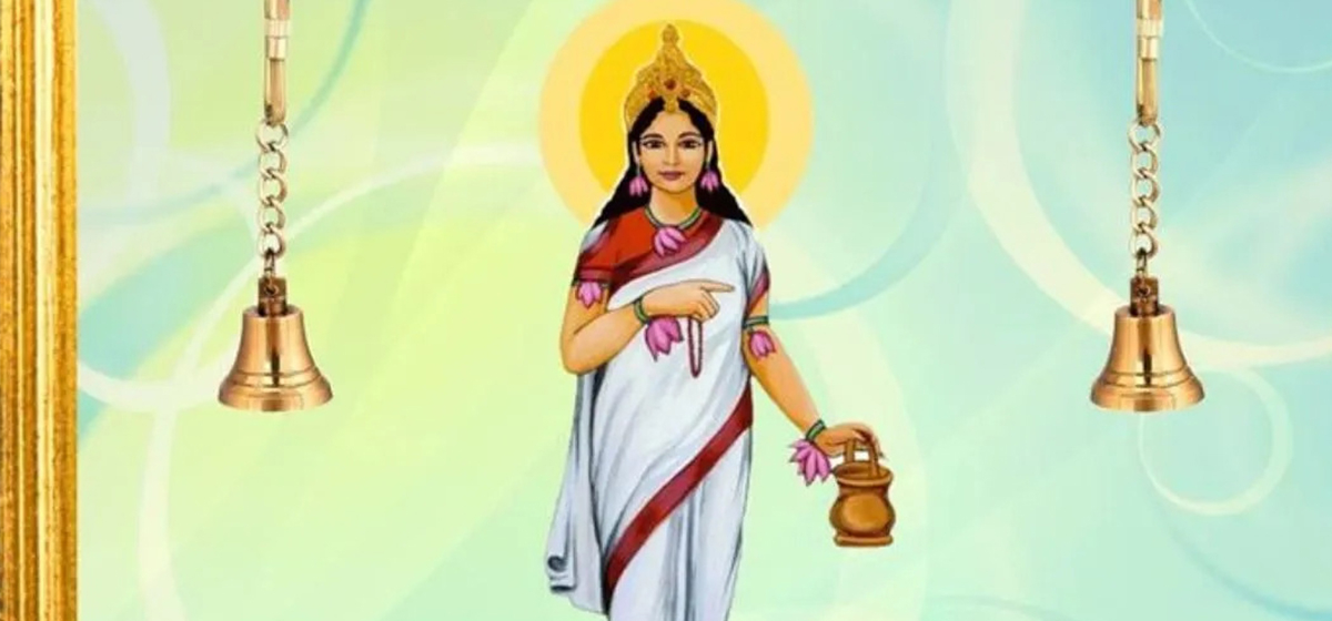 Goddess Brahmacharini being worshiped today