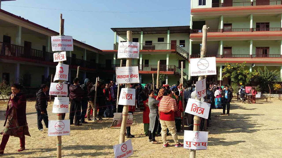 Butwal votes (Photo Feature)