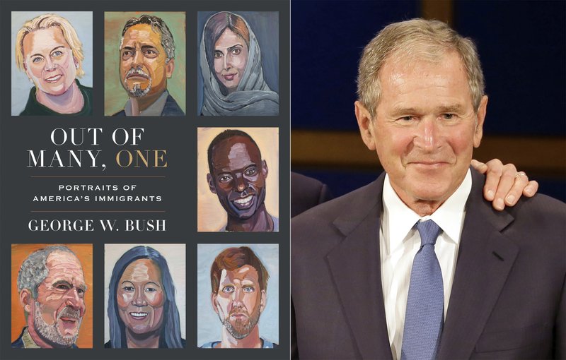 Former President Bush pays tribute to immigrants in new book