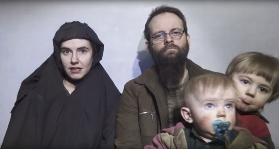 The Latest: Canadian ex-hostage says extremists killed child