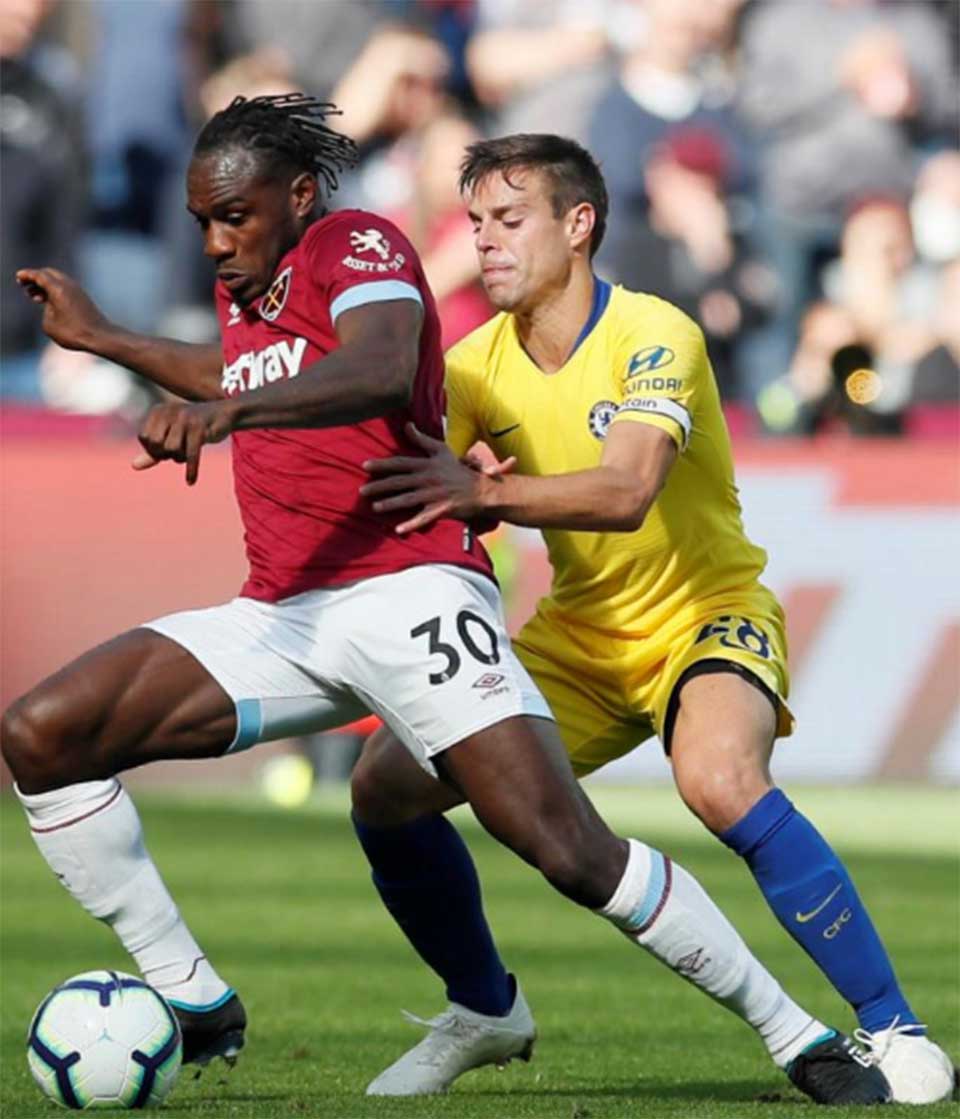 Chelsea drop first points with 0-0 draw at West Ham