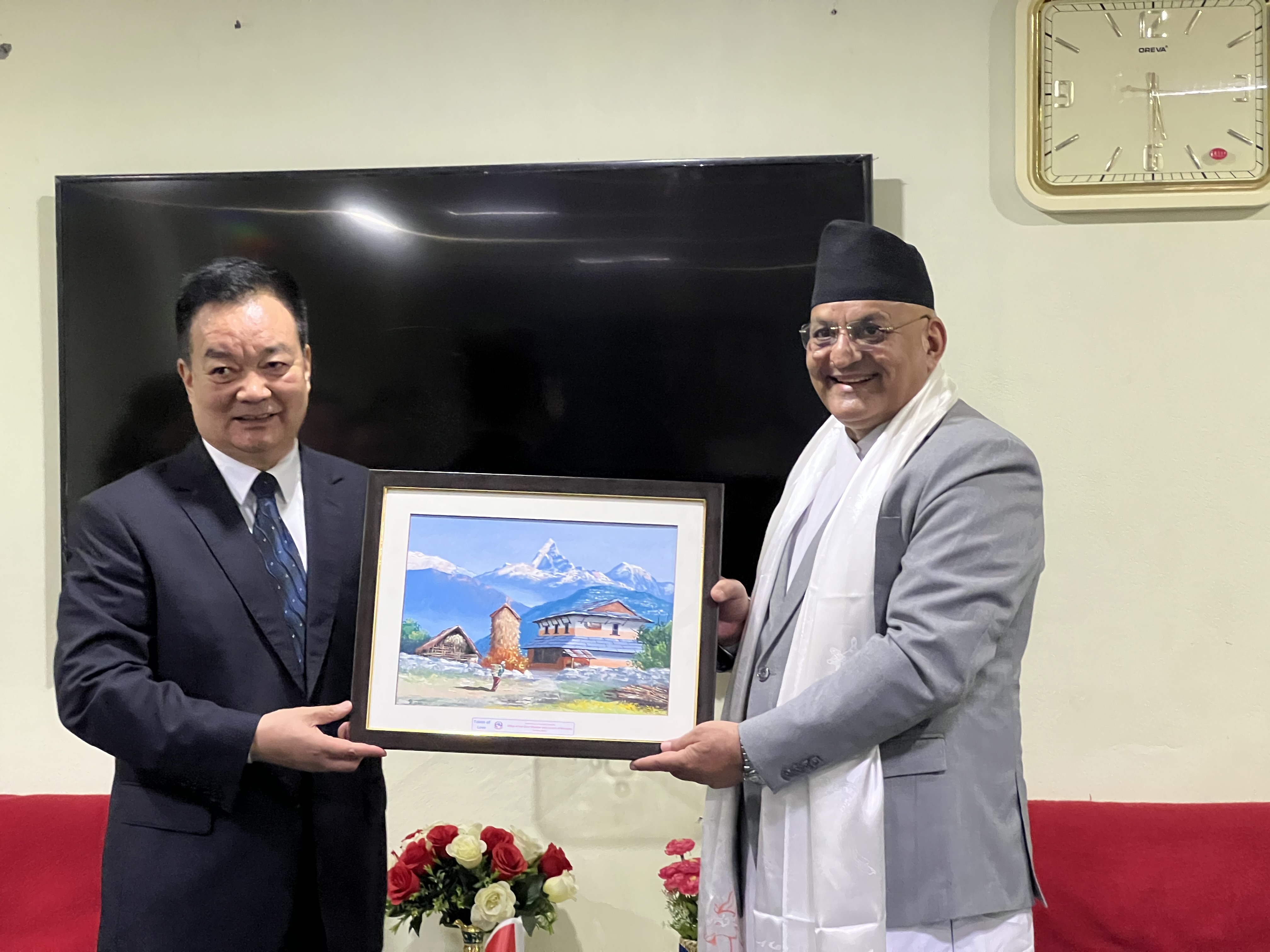 Gandaki's Chief Minister and CPC Tibet's Secretary Junzheng hold meeting