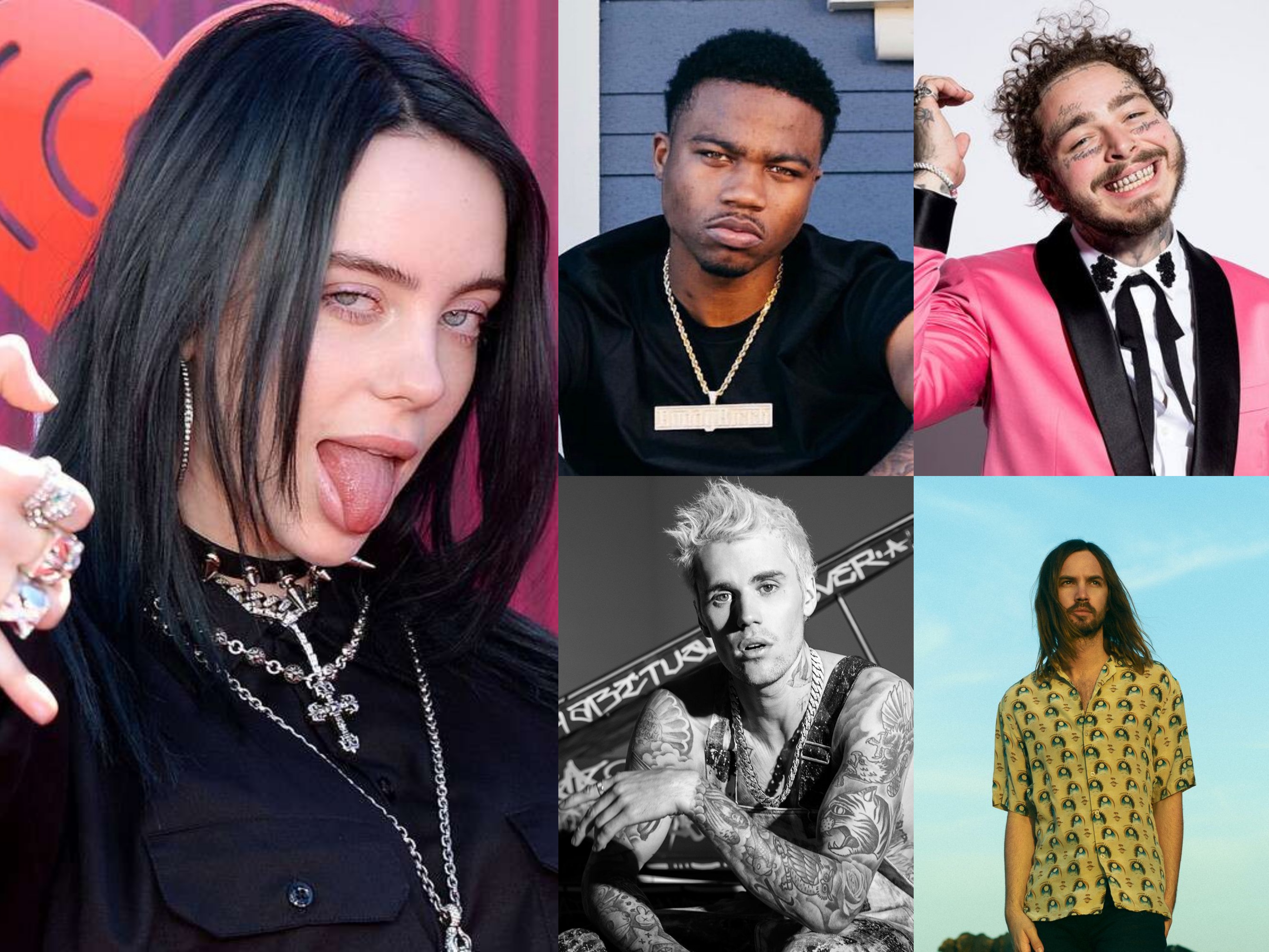 Top 5 artists in billboard this week