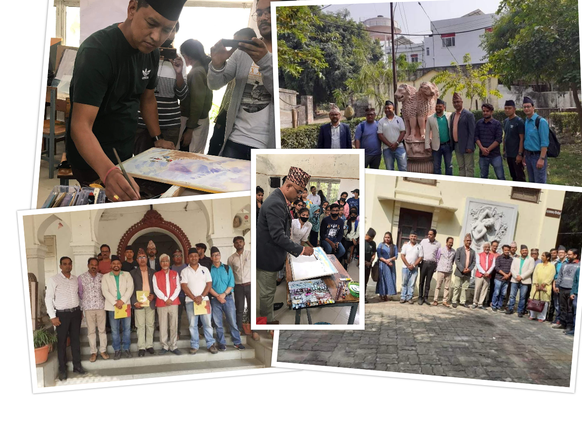 Nepali artists participated in demonstration program in Lucknow