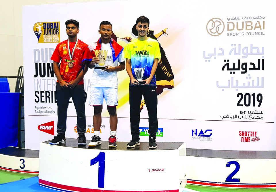 Dahal defeats world No 9 to win Dubai Junior Int’l
