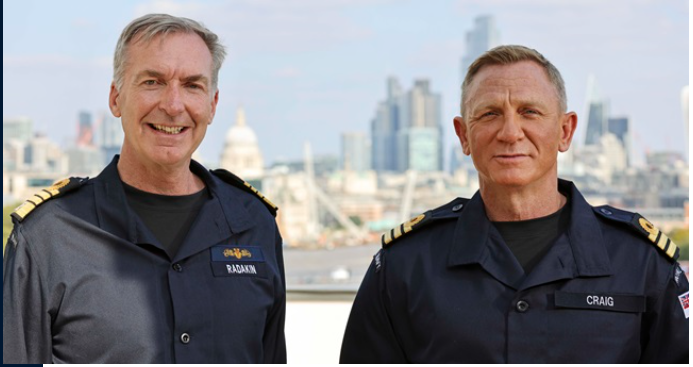 Actor Daniel Craig appointed honorary Royal Navy Commander