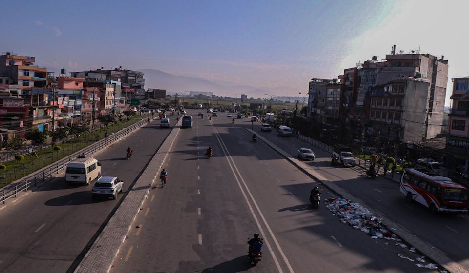 PHOTOS: Dashain leaves Kathmandu roads empty