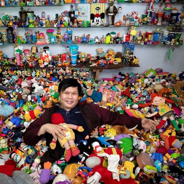 Philippine collector amasses super-sized collection of fast food restaurant toys