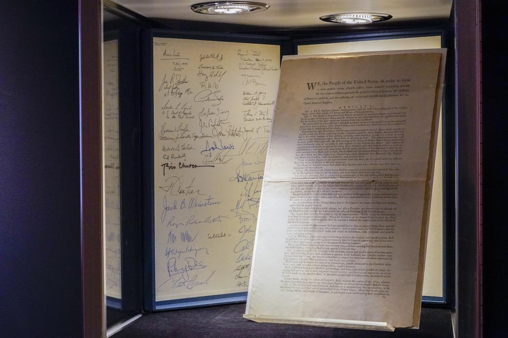 Rare first printing of US Constitution sells for record $43M
