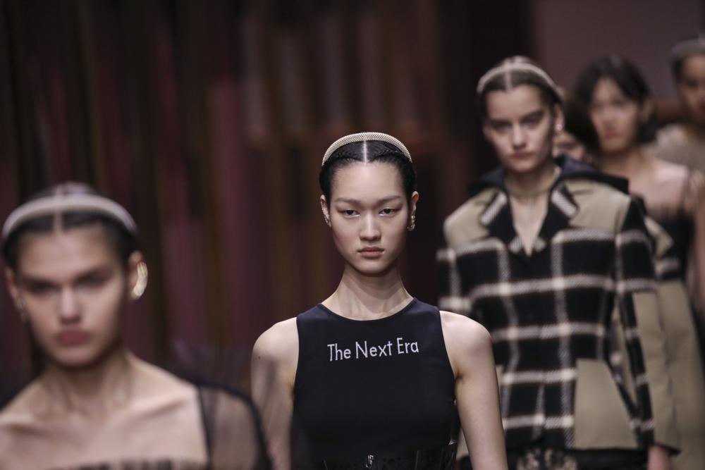 Dior reimagines feminist fashion in history in Paris show