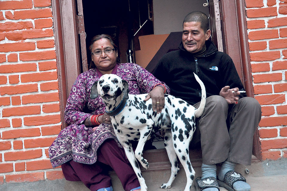 He died saving his dog in earthquake, it's now the joy of his family