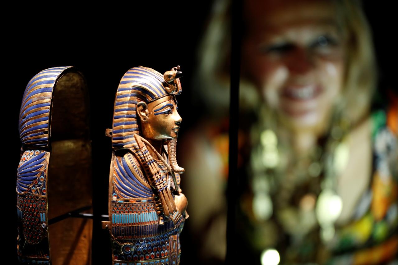 Ancient treasures go on display in London Tutankhamun exhibition
