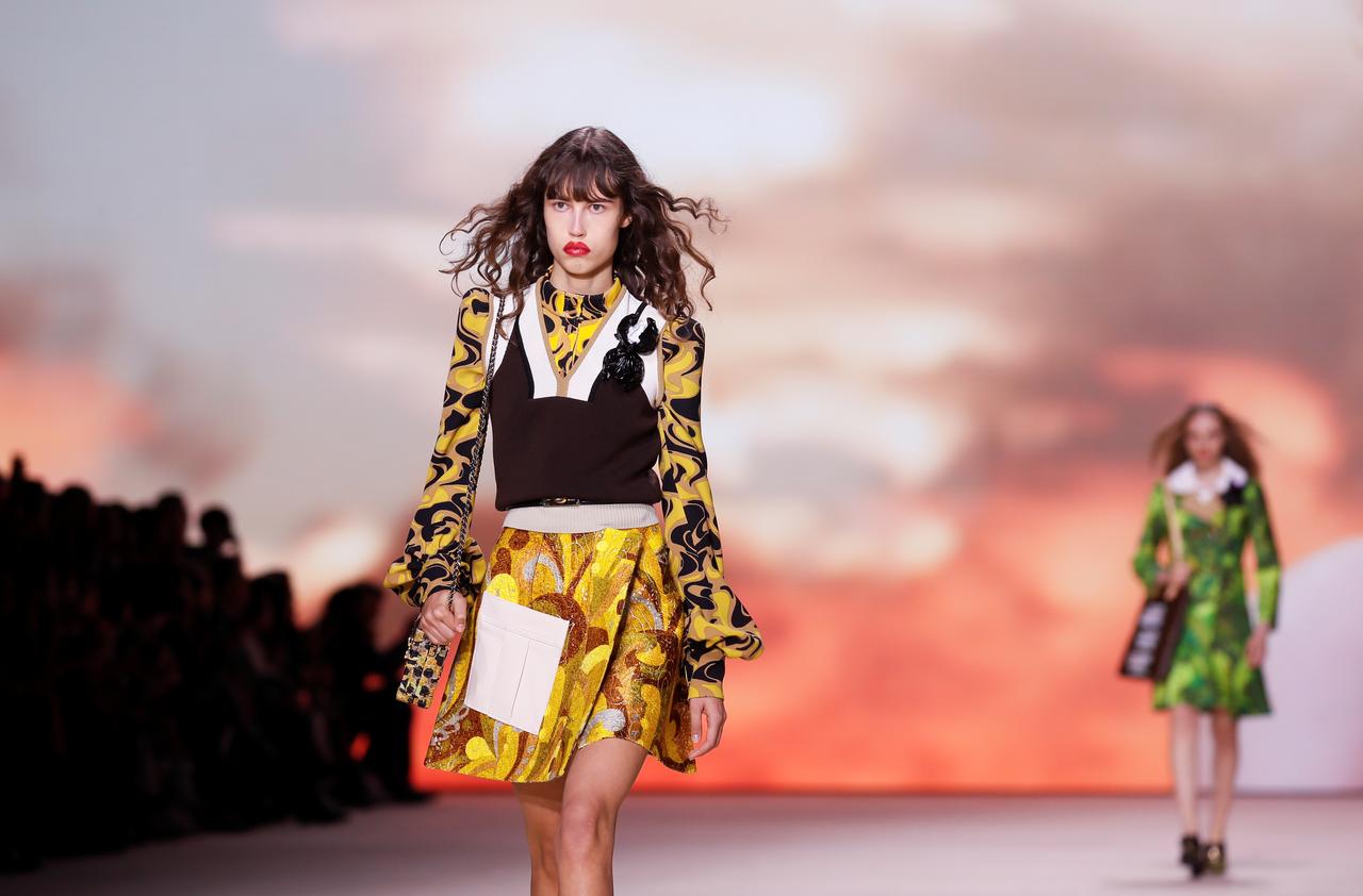 Vuitton closes Paris Fashion Week with vintage flashback