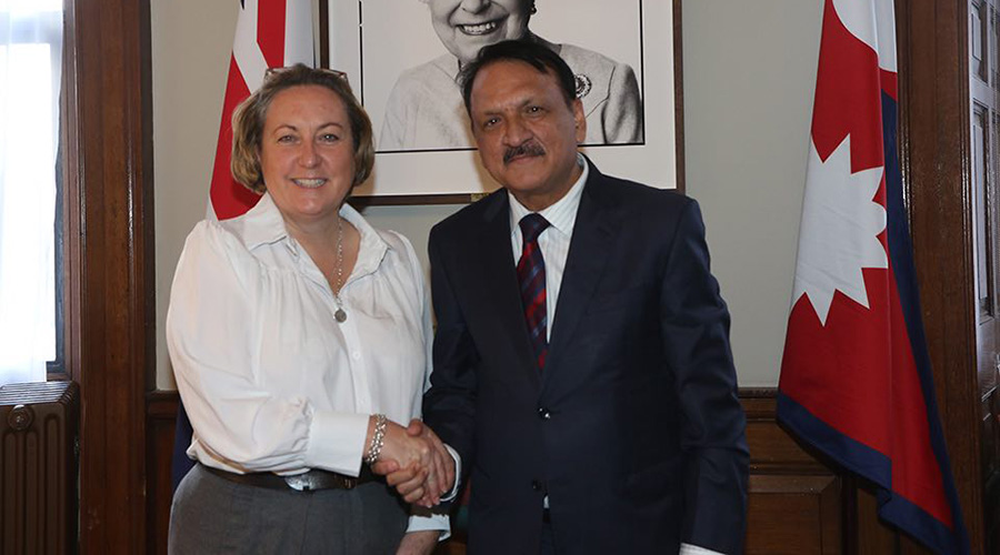 Nepal seeks UK investment and climate change support in bilateral meeting
