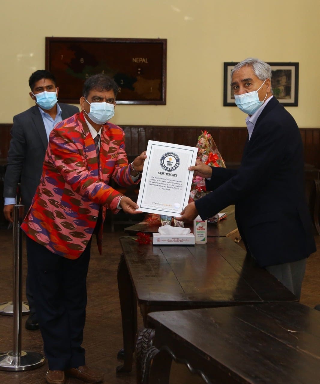 Dr DR Upadhyaya sets another Guinness World Record