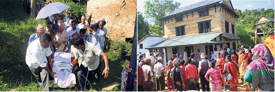 Critically ill Dr Devkota pays nostalgic visit to birthplace