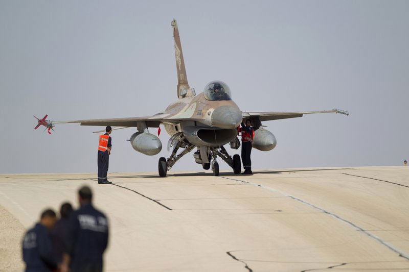 Israel downs Iranian drone and strikes Syria, F-16 crashes