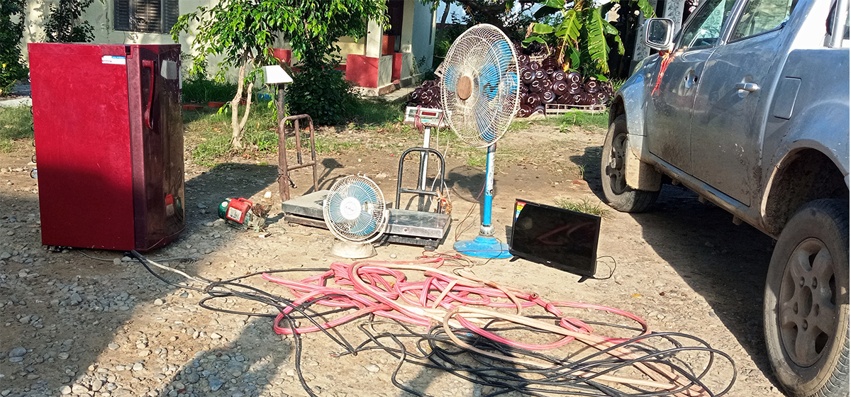 Three arrested for electricity theft in Kapilvastu