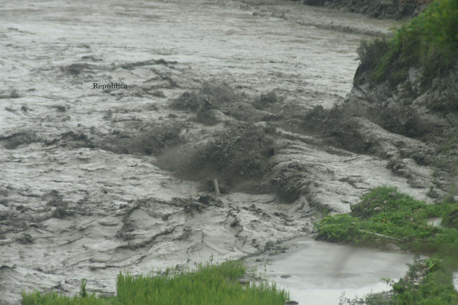 Fresh flash flood in Melamchi River sweeps away school and police station in Helambu