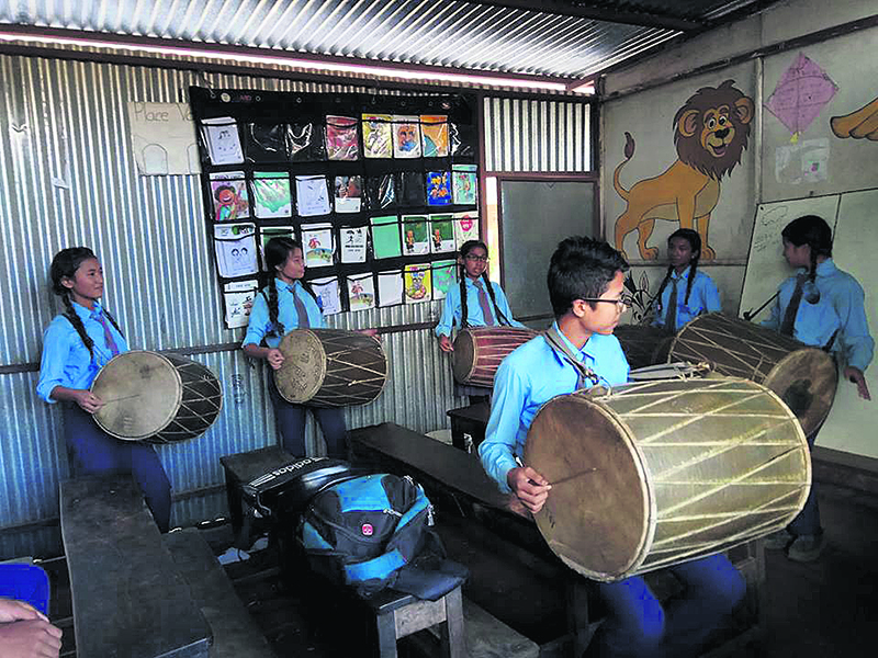 Bhaktapur locals gear up for Gaijatra