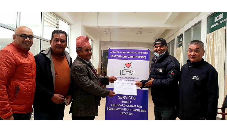 GTA Foundation conducts heart checkup camps for mountain guides, trekking guides and potters