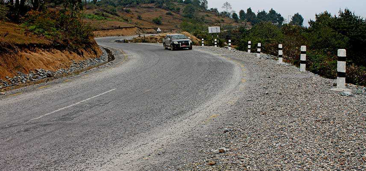 Slow construction of Mid-Hill highway, a project of national pride