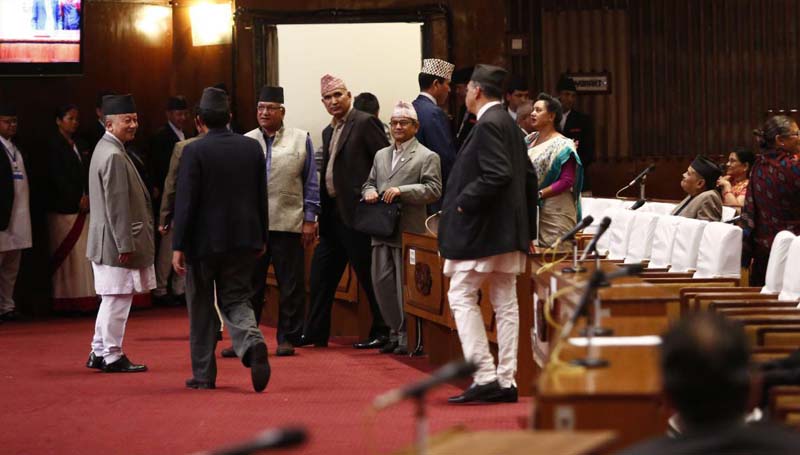 House  meeting deferred until 4 pm following UML’s protest