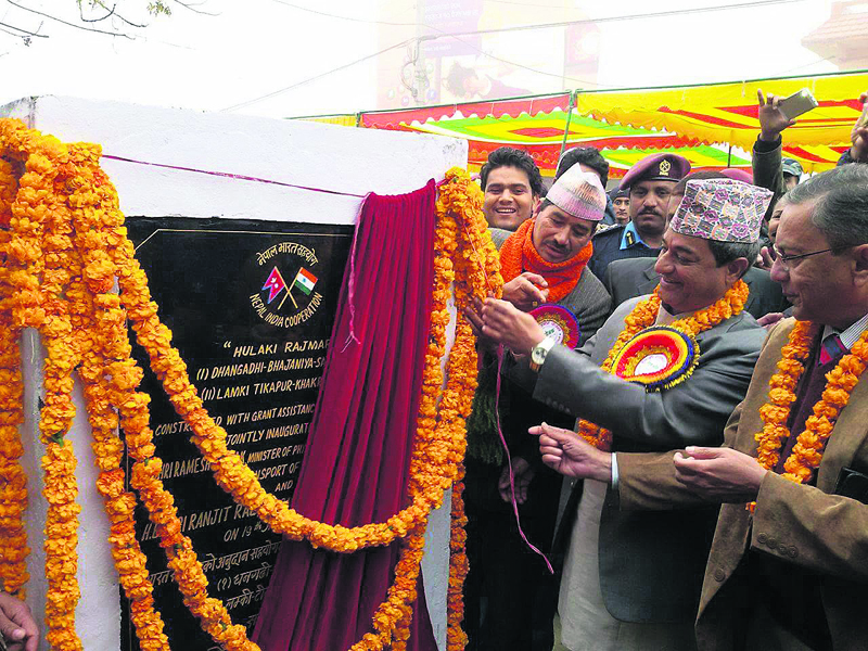 Two incomplete sections of Hulaki Rajmarga in Kailali inaugurated