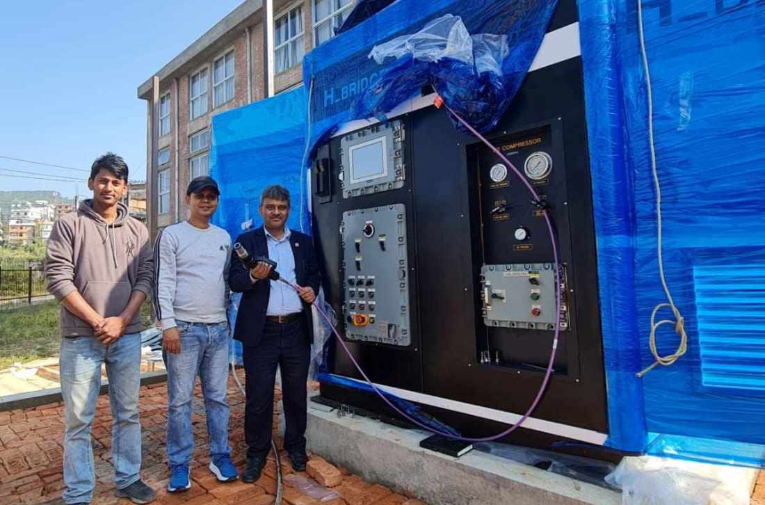 Nepal achieves milestone in hydrogen production and vehicle refueling