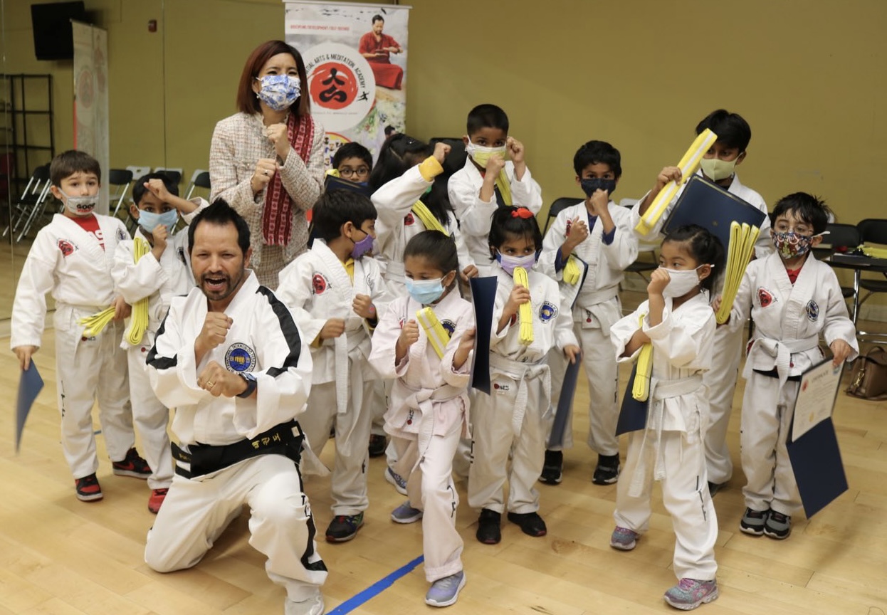 US Martial Arts & Meditation Academy conducts Taekwondo Belt Test