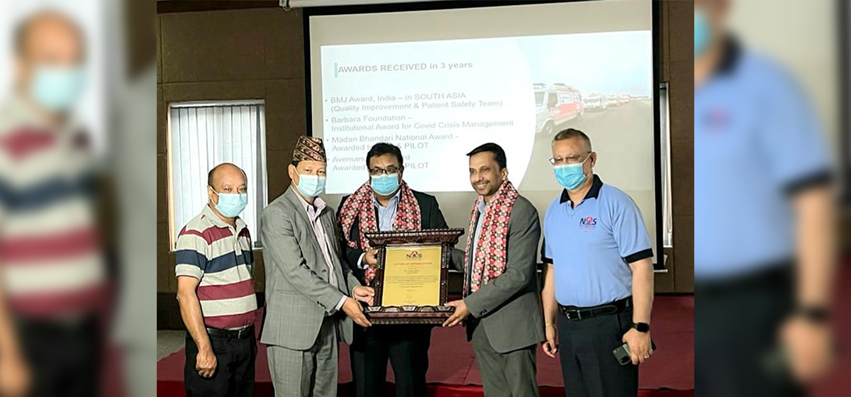 Vaidya is new president of Nepal Ambulance Service