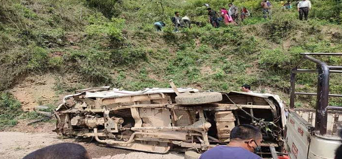 13 killed, 12 injured in jeep accident in Syangja