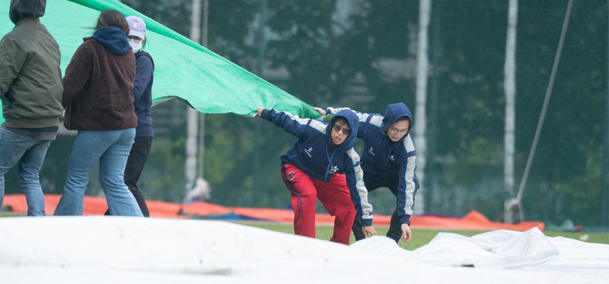 Rain ruins Nepal-Hong Kong match