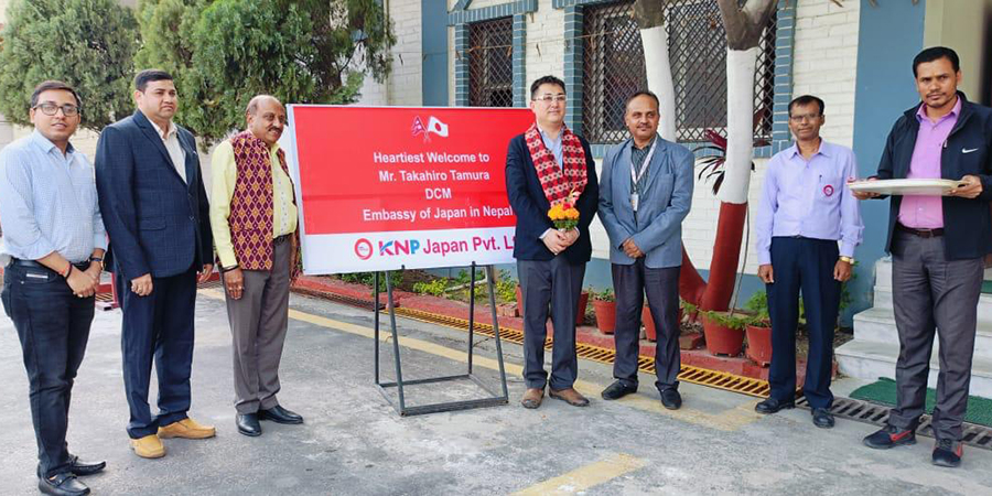 Deputy Chief of Mission at Japanese Embassy in Kathmandu applauds KNP Japan's eco-friendly paint factory in Birgunj